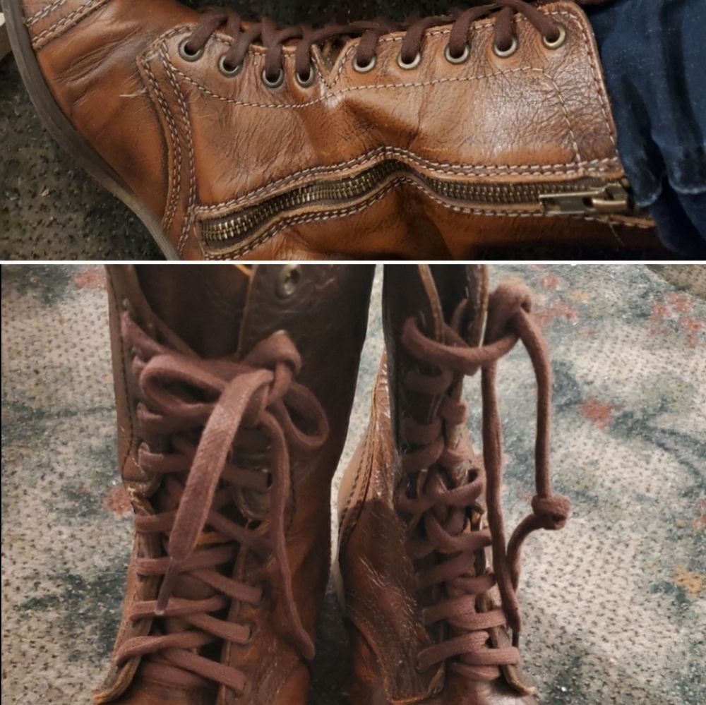 Steve madden combat boots